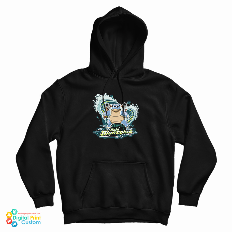 Baja Blastoise Pokemon Hoodie For UNISEX Baja Blastoise Pokemon Hoodie For UNISEX