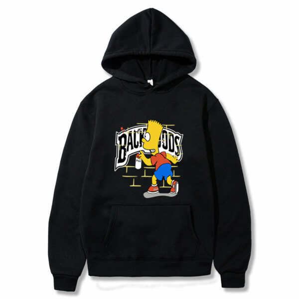 Bart Hoodie Sweatshirt Hip Hop Hoodie Pullover