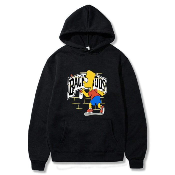 Bart Hoodie Sweatshirt Hip Hop Hoodie Pullover Bart Hoodie Sweatshirt Hip Hop Hoodie Pullover