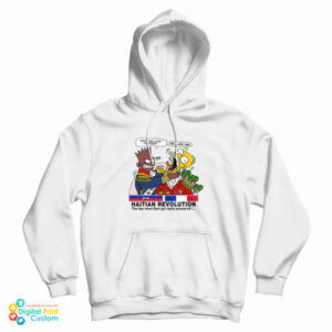 Bart Simpson Haitian Revolution Cartoon Hoodie For UNISEX