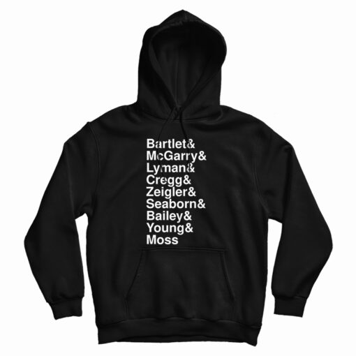 Bartlet McGarry Lyman Cregg Ziegler Bartlet McGarry Lyman Cregg Ziegler