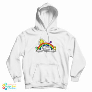 Bear Rainbow I Hate People Hoodie