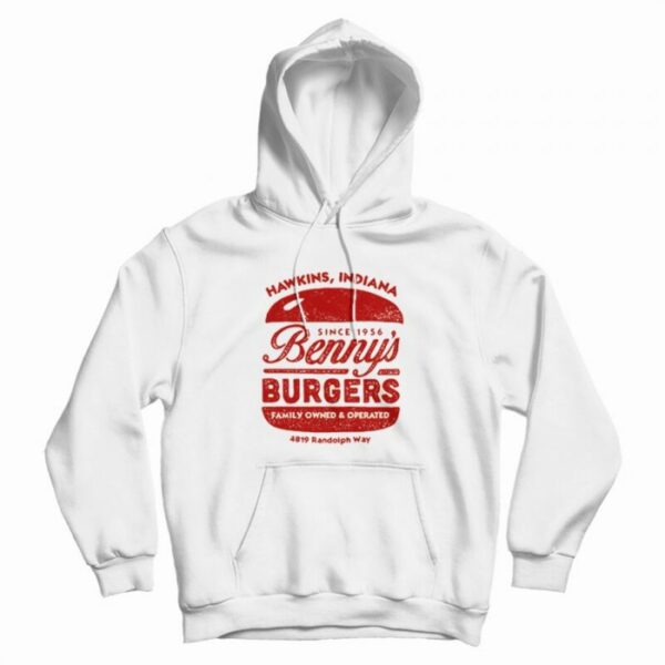 Benny’s Burgers Stranger Things Hoodie
