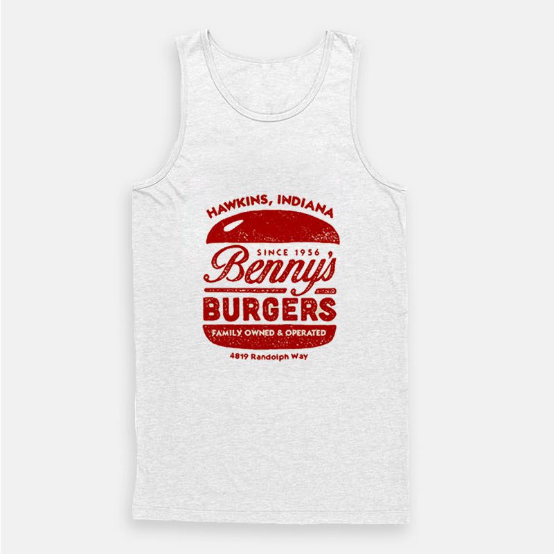 Benny's Burgers Stranger Things Tank Top Benny's Burgers Stranger Things Tank Top
