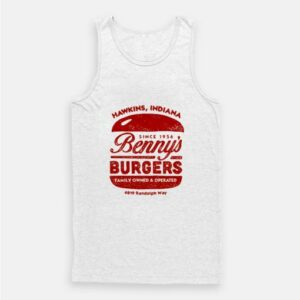 Bennys Burgers Stranger Things Tank Top 2