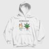 Best Friends Forever Fire and Weed Hoodie