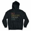 Best Substitute Teacher Ever Cool Vintage Christmas Hoodie