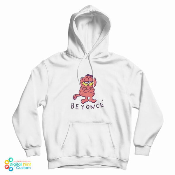 Beyonce Garfield Cartoon Parody Hoodie