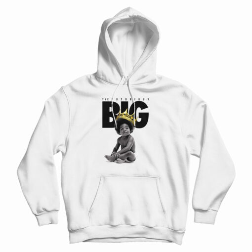 Biggie Smalls The Notorious BIG Baby King Crown Hoodie For UNISEX Biggie Smalls The Notorious BIG Baby King Crown Hoodie For UNISEX
