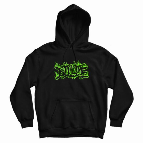 Billie Eilish Logo Flames Hoodie