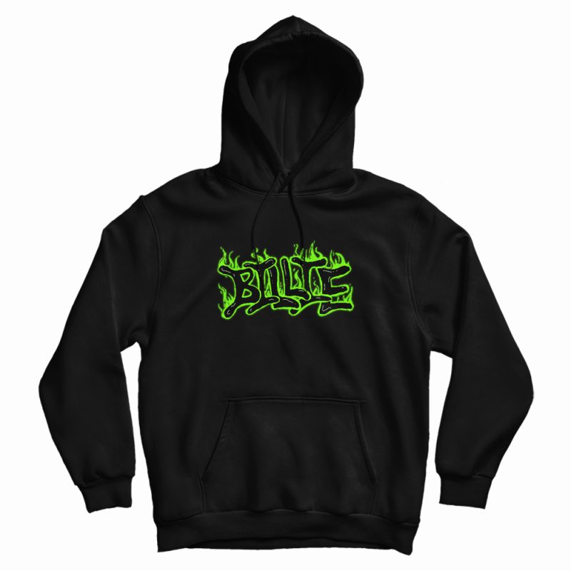 Billie Eilish Logo Flames Hoodie Billie Eilish Logo Flames Hoodie