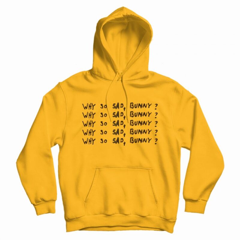 Billie Eilish Why So Sad Bunny Hoodie Billie Eilish Why So Sad Bunny Hoodie