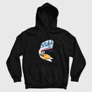 Bitch Be Gone Orange Spray Hoodie
