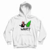 Black Cat Gift Pushing Christmas Tree Over Cat What Hoodie For UNISEX