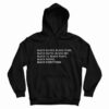 Black Everything French Terry Crew Hoodie