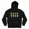 Black White Man Woman Rich Poor Patriot Liberal Skull Hoodie