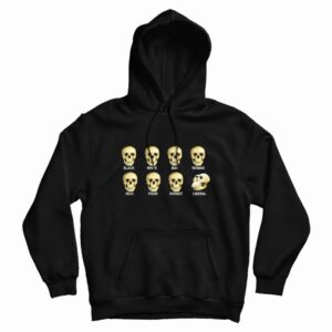 Black White Man Woman Rich Poor Patriot Liberal Skull Hoodie 1