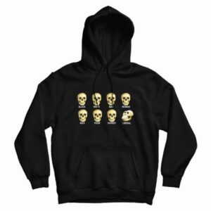 Black White Man Woman Rich Poor Patriot Liberal Skull Hoodie 2