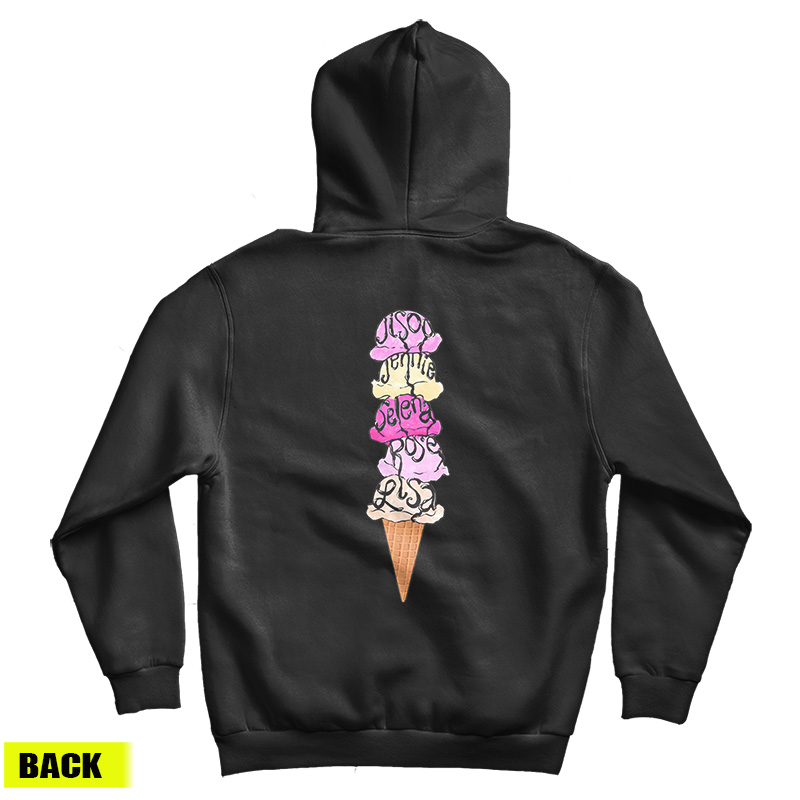 Blackpink Ice Cream Hoodie For UNISEX Blackpink Ice Cream Hoodie For UNISEX
