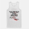 Blood Stains Are Red Ultraviolet Lights Are Blue Tank Top