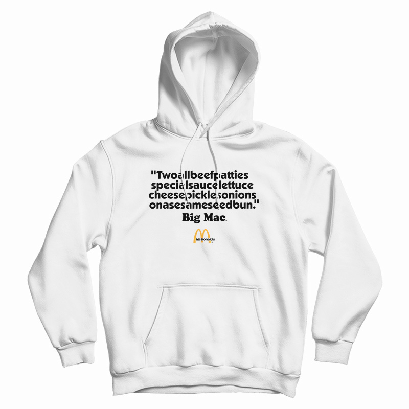 Blue Collar Harvey Keitel Big Mac Hoodie Blue Collar Harvey Keitel Big Mac Hoodie