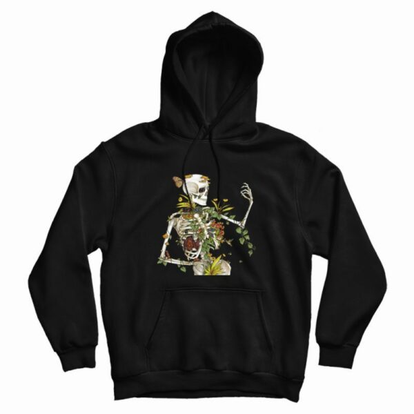 Bone and Botany Flower Vintage Hoodie