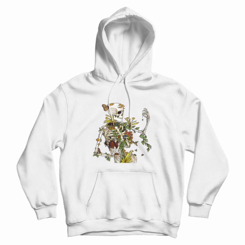 Bone and Botany Flower Vintage Hoodie Bone and Botany Flower Vintage Hoodie