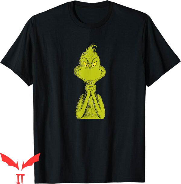 Boys Grinch T-Shirt Dr Seuss Classic Sly Grinch Funny