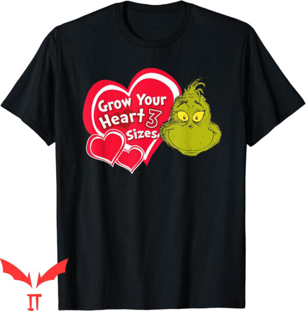 Boys Grinch T-Shirt Dr Seuss Grinch Grow Your Heart