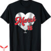 Brandon Marsh T-Shirt Baseball Heart Brandon Marsh Trending