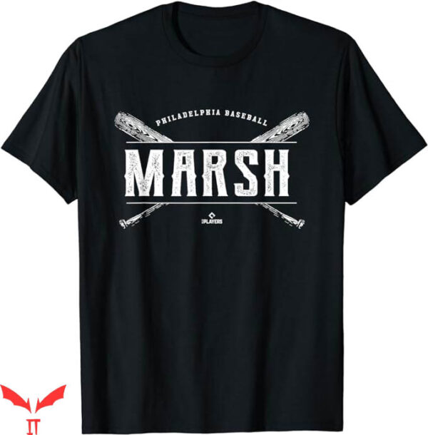 Brandon Marsh T-Shirt Vintage Baseball Bat Gameday Trending