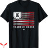 Brandon Marsh T-Shirt Vintage US Flag Baseball Stripes
