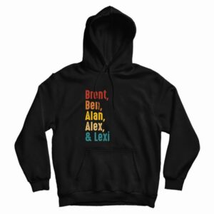 Brent Ben Alan Alex and Lexi Hoodie Vintage 1