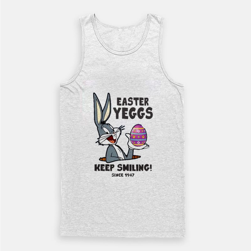 Bugs Bunny Easter Yeggs Since 1947 Keep Smiling Tank Top Bugs Bunny Easter Yeggs Since 1947 Keep Smiling Tank Top