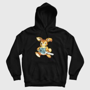 Bunny With A Chainsaw Hoodie