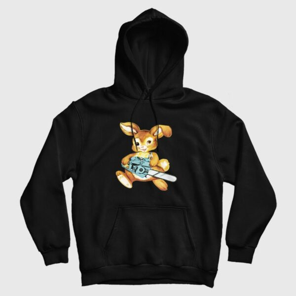 Bunny With A Chainsaw Hoodie
