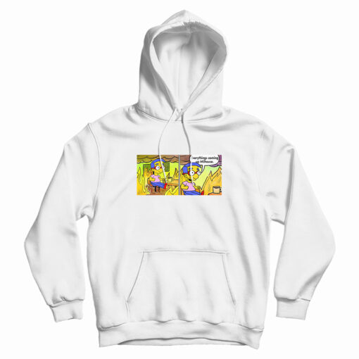 Burning Room Milhouse Hoodie For UNISEX Burning Room Milhouse Hoodie For UNISEX