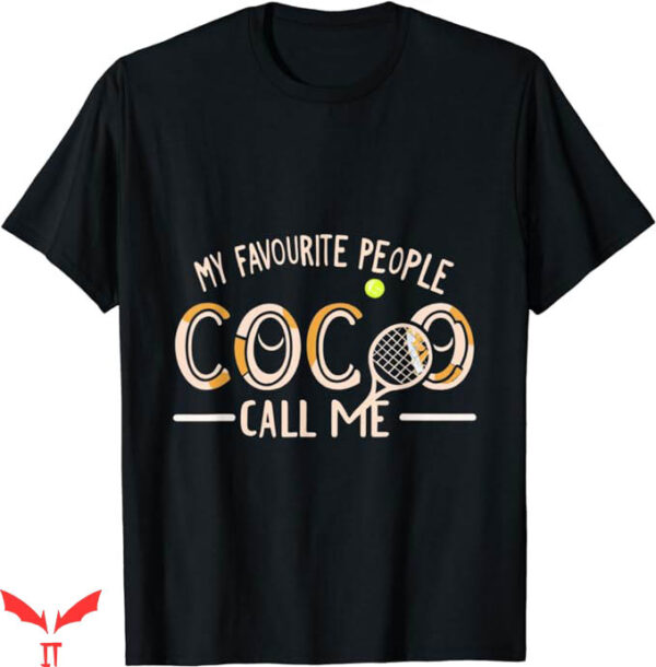 Call Me Coco Champion T-Shirt Badmintion T-Shirt Trending
