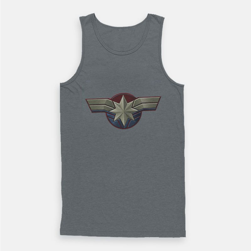 Captain Marvel Chest Emblem Tank Top Captain Marvel Chest Emblem Tank Top