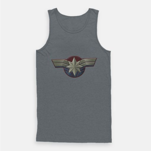 Captain Marvel Chest Emblem Tank Top Captain Marvel Chest Emblem Tank Top