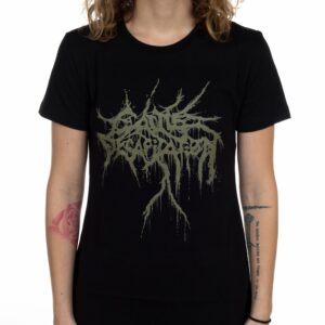 Cattle Decapitation Gold Logo Girls T-shirt