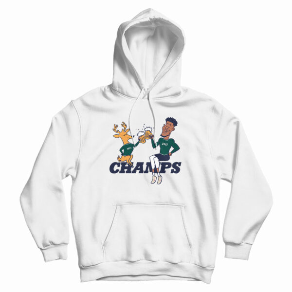 Cheers To The Deer Milwaukee Bucks Championship Hoodie For UNISEX