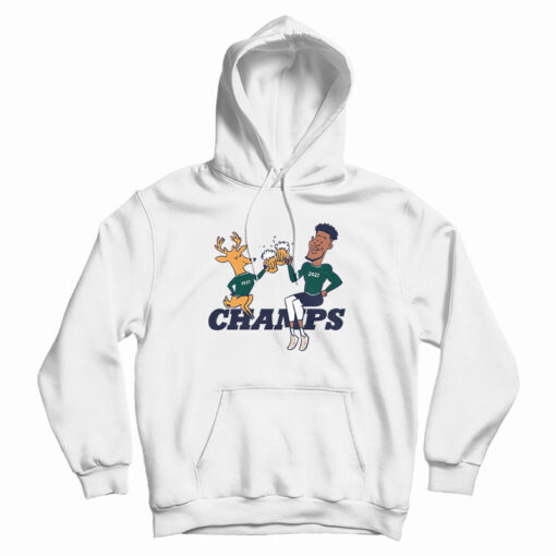 Cheers To The Deer Milwaukee Bucks Championship Hoodie For UNISEX Cheers To The Deer Milwaukee Bucks Championship Hoodie For UNISEX