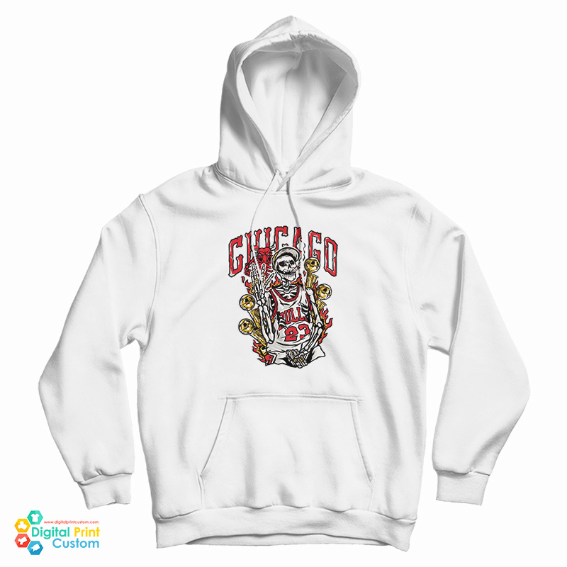Chicago Bulls 23 Michael Jordan Skeleton Hoodie Chicago Bulls 23 Michael Jordan Skeleton Hoodie