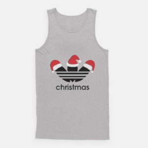 Christmas Adidas Parody Funny Tank Top