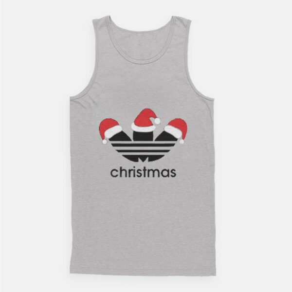 Christmas Adidas Parody Funny Tank Top