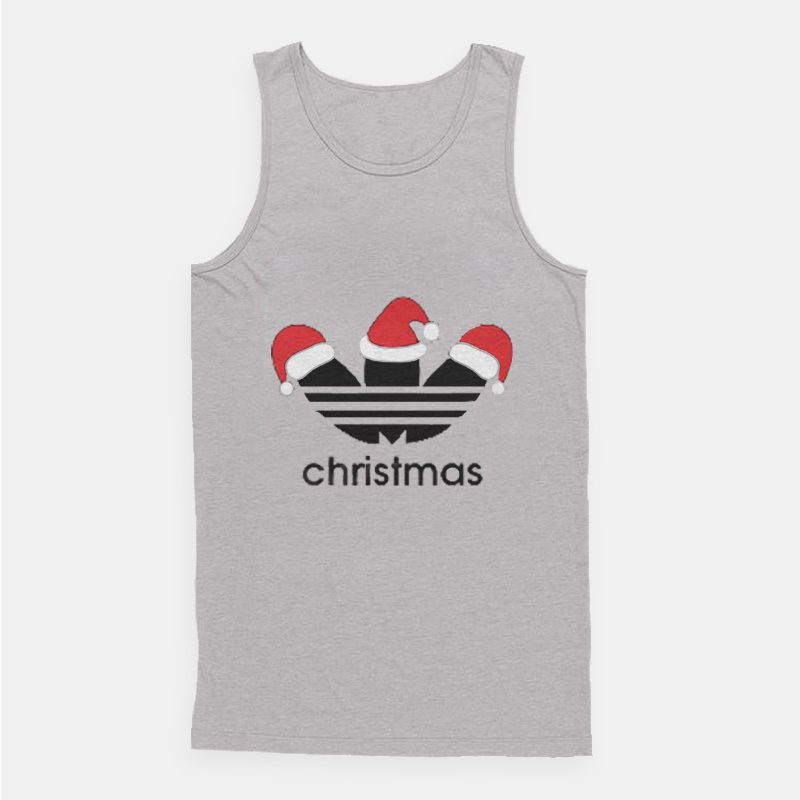Christmas Adidas Parody Funny Tank Top Christmas Adidas Parody Funny Tank Top