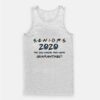 Class Of 2020 Graduation Senior Quarantine Tank Top