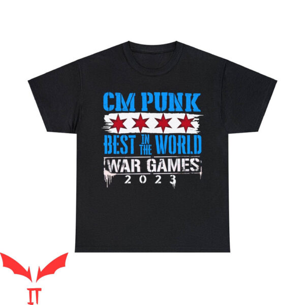 Cm Punk T-Shirt Best In The World WWE Survivor Series War
