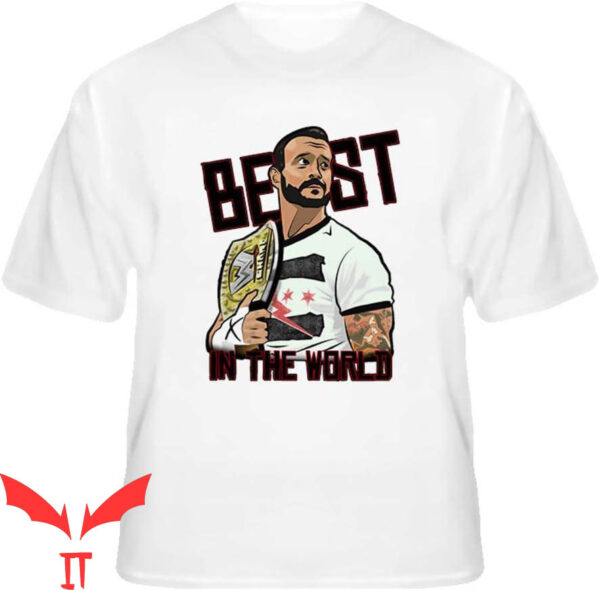 Cm Punk T-Shirt The Best In The World Wrestling Figure